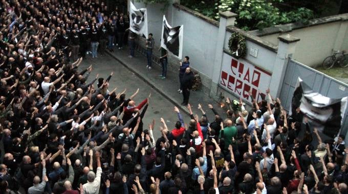 Raduno fascista in ricordo di Ramelli