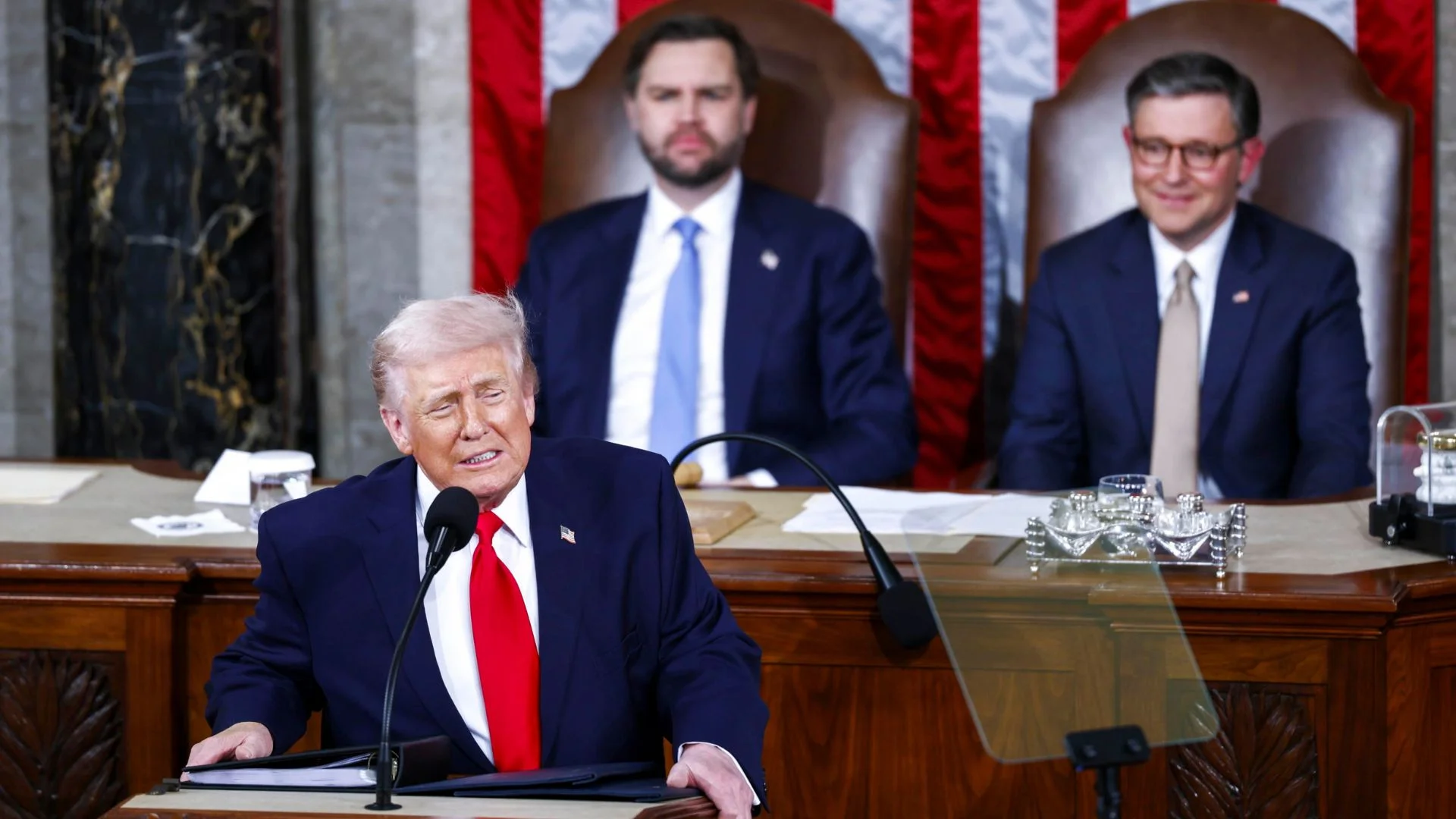 Trump State Of The Union ANSA