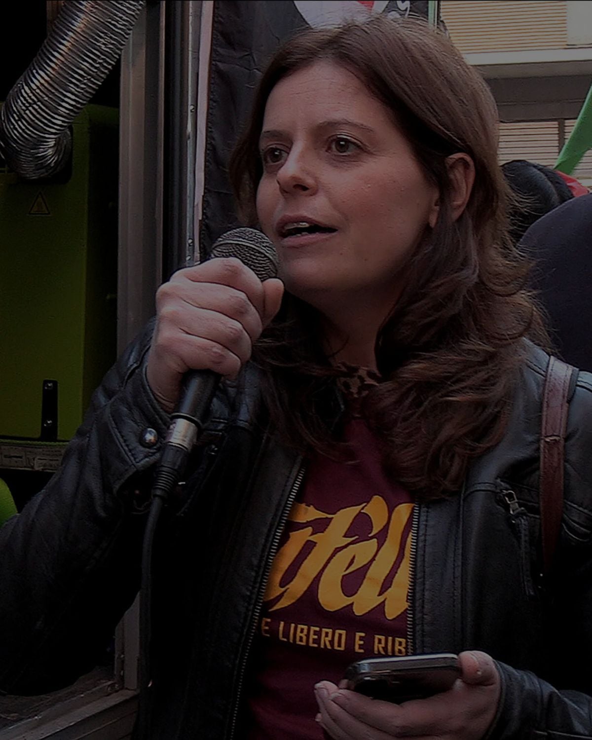 Ilaria Salis banner mobile