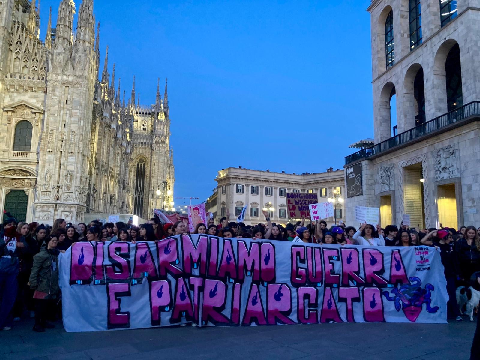 corteo di Milano, 8 marzo 2026