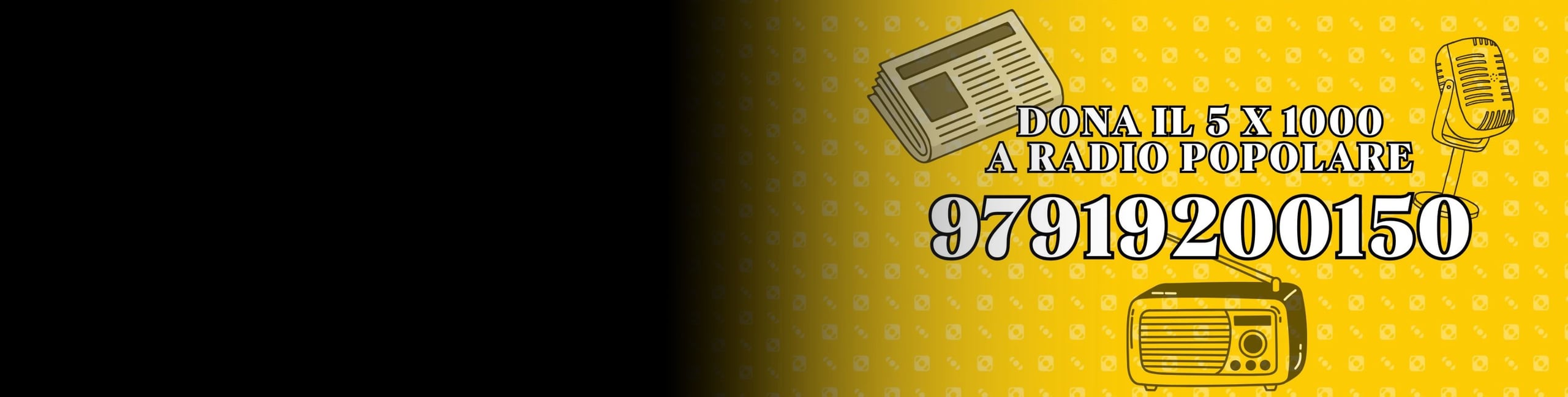Il tuo 5×1000 per Radio Popolare cover desktop
