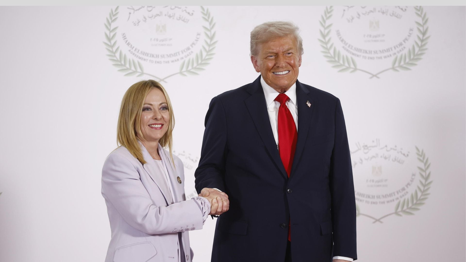 Giorgia Meloni e Donald Trump