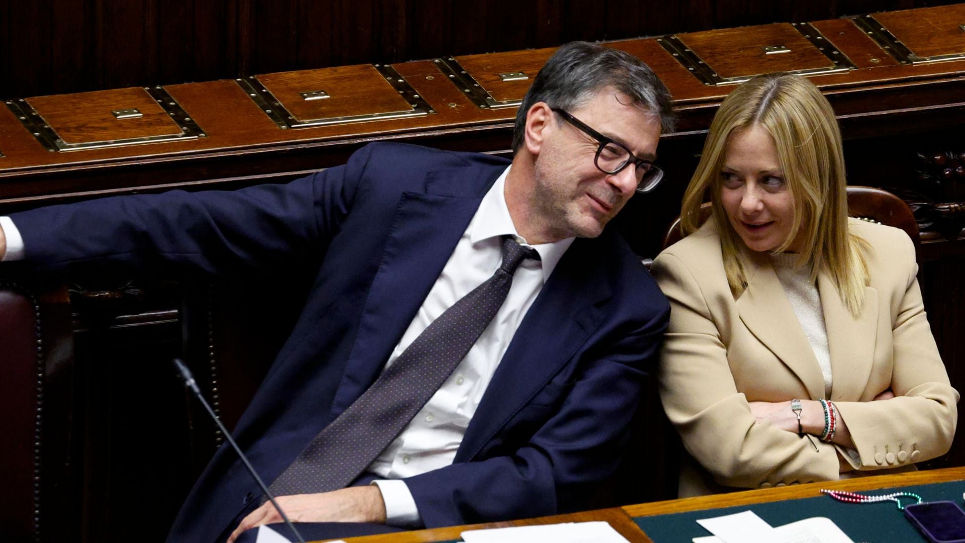 Meloni Giorgetti ANSA