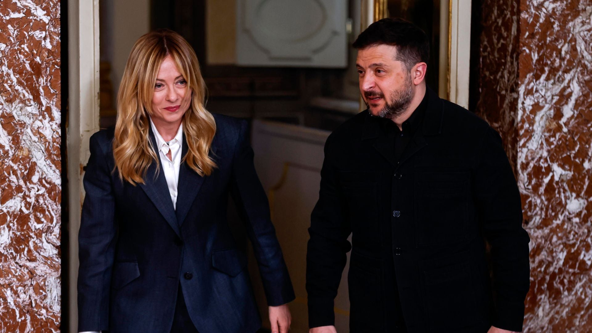 Meloni Zelensky 15 aprile ANSA