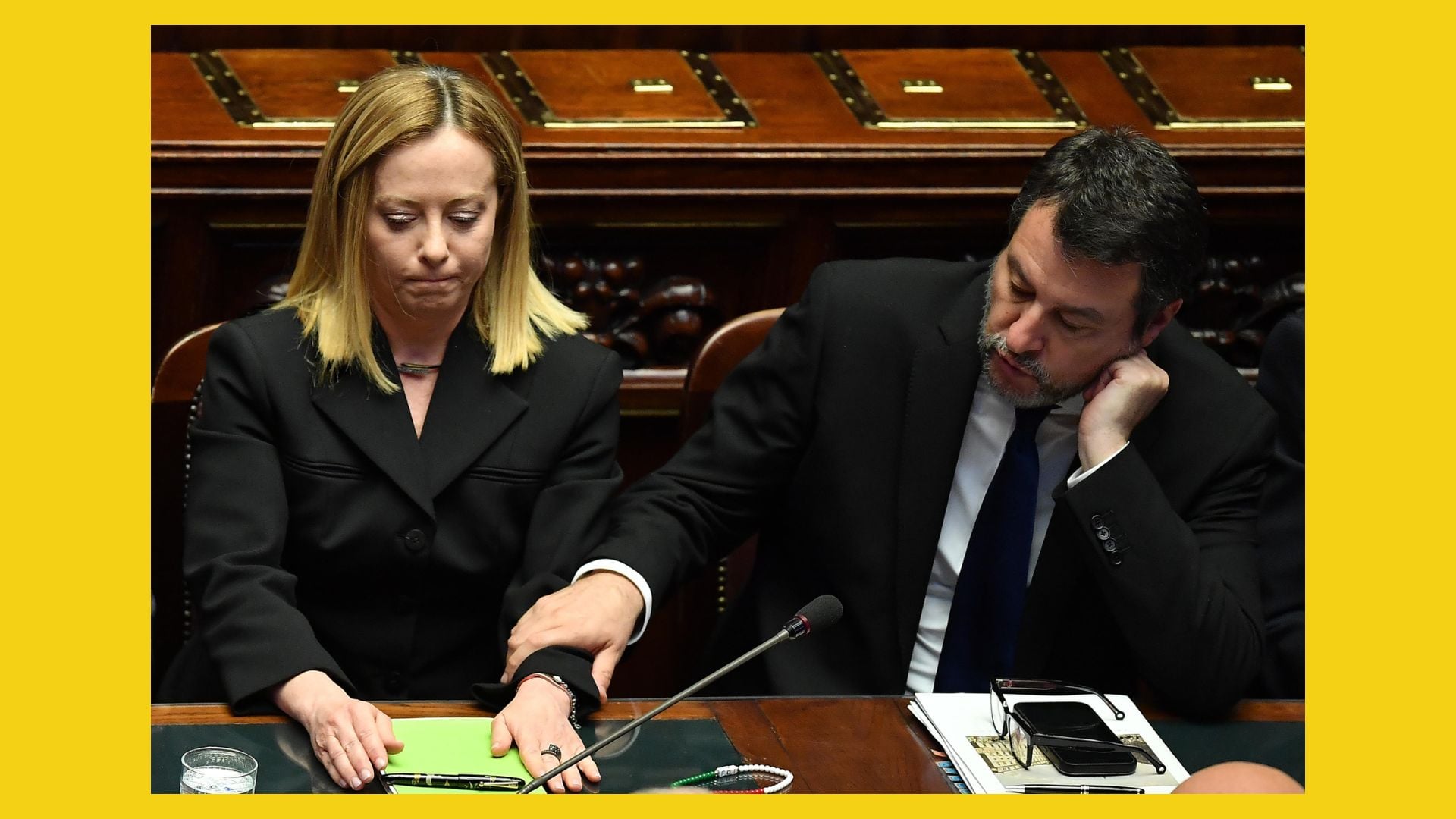 Giorgia Meloni e Matteo Salvini