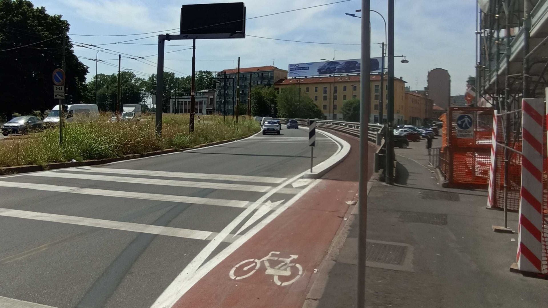 Aperto il primo pezzo di ciclabile della Ghisolfa. Spente le polemiche, almeno per ora