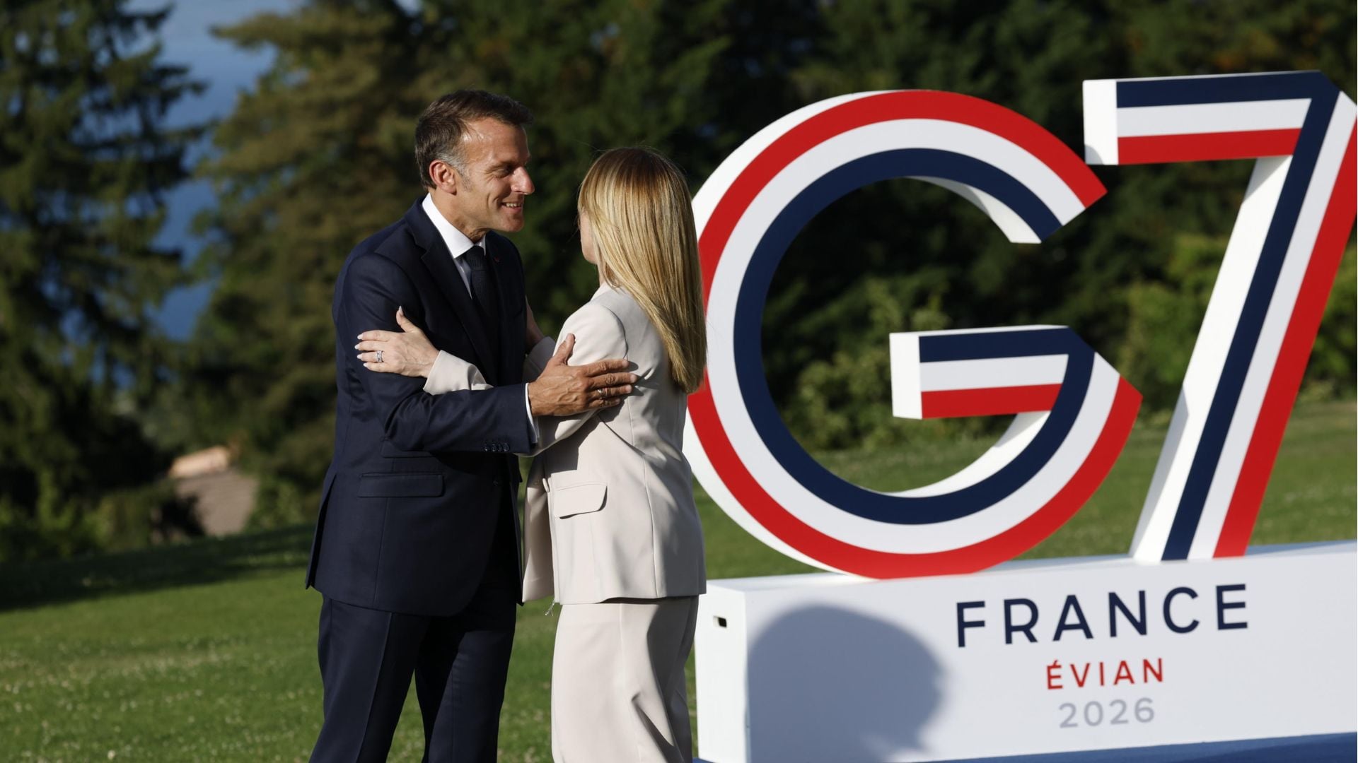Emmanuel Macron e Giorgia Meloni