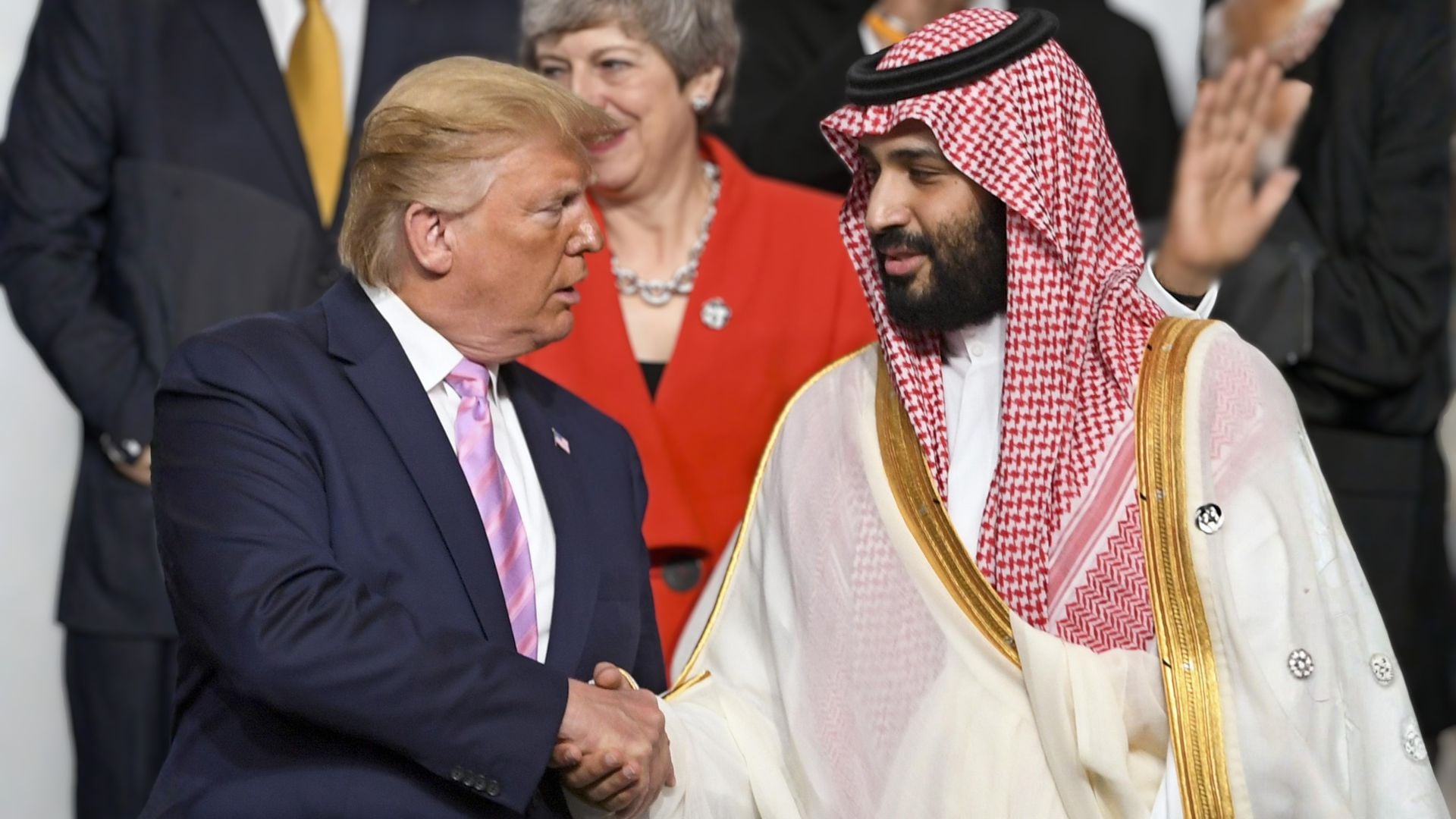Mohammad bin Salman Al Sa'ud e Donald Trump ANSA