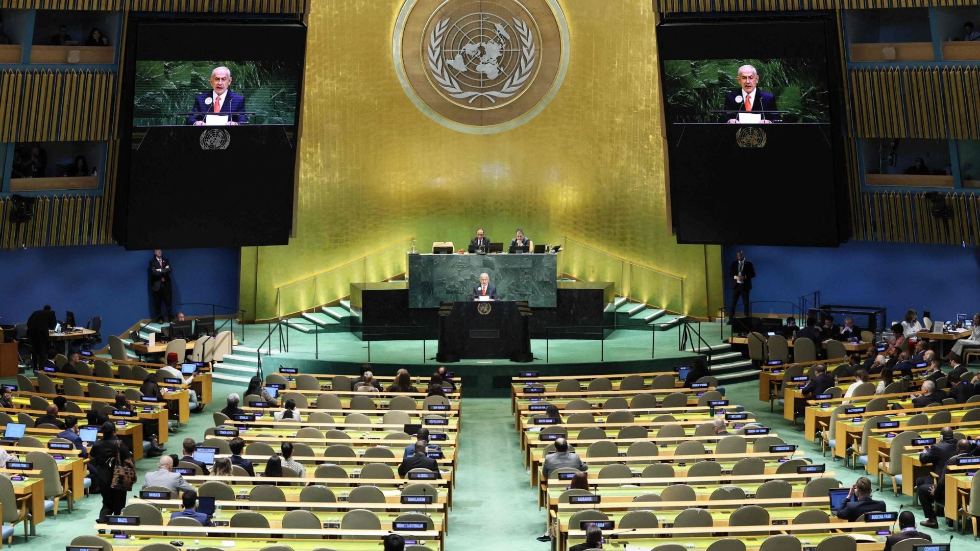 Netanyahu all'Onu ANSA