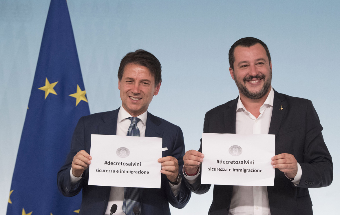 Giuseppe Conte e Matteo Salvini