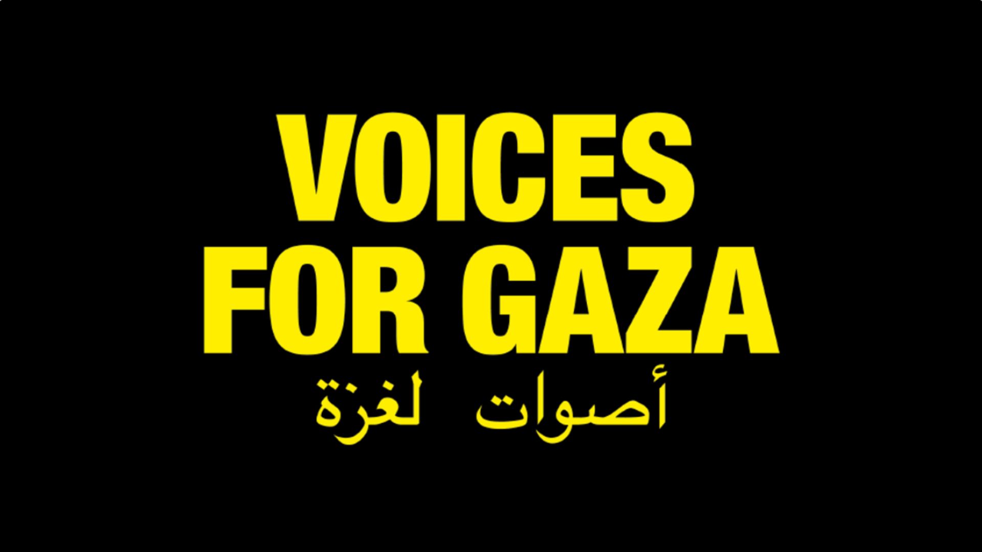 Voices for Gaza