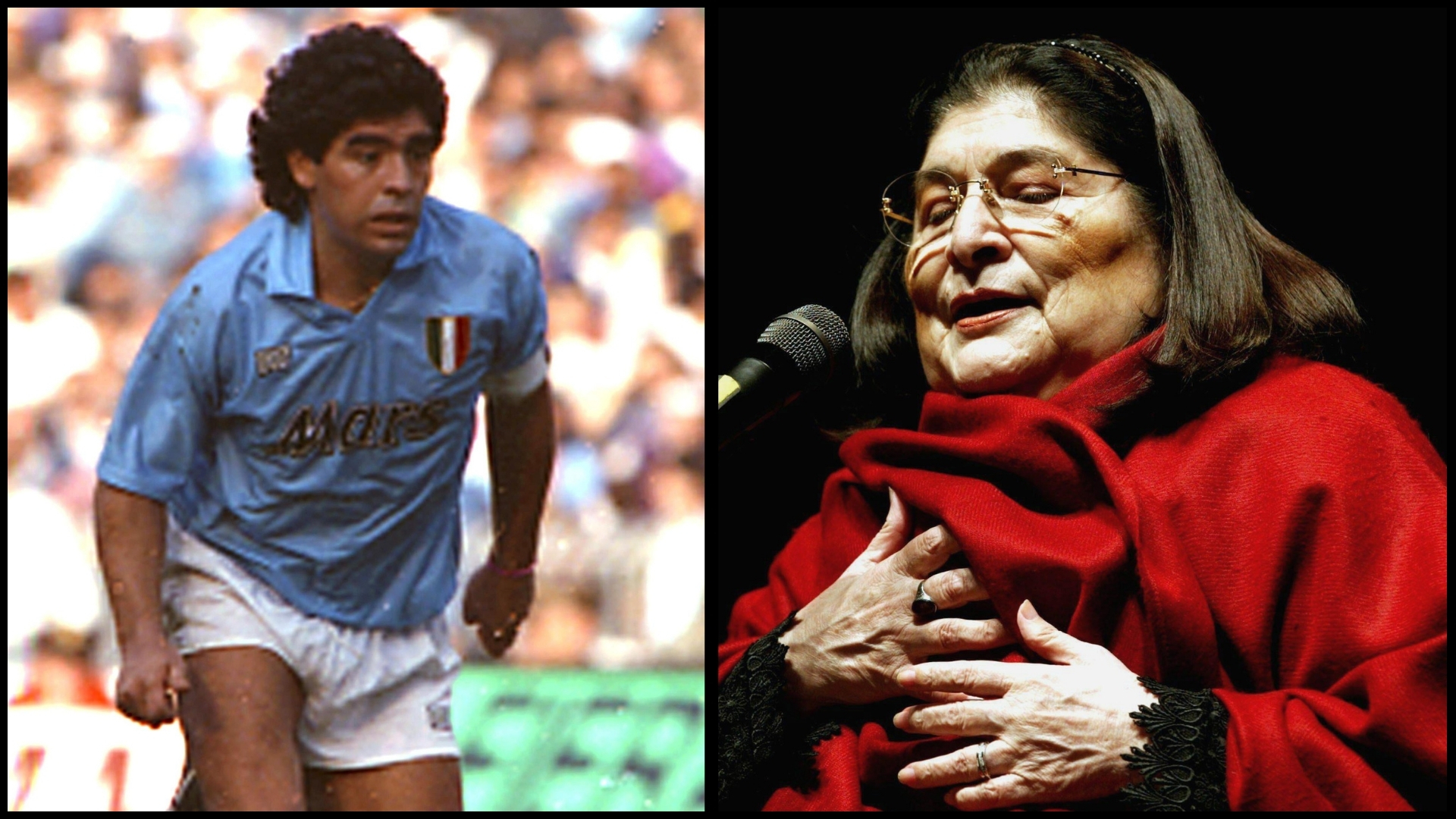 Live Pop 16 gennaio 2025: Mercedes Sosa vs Diego Armando Maradona