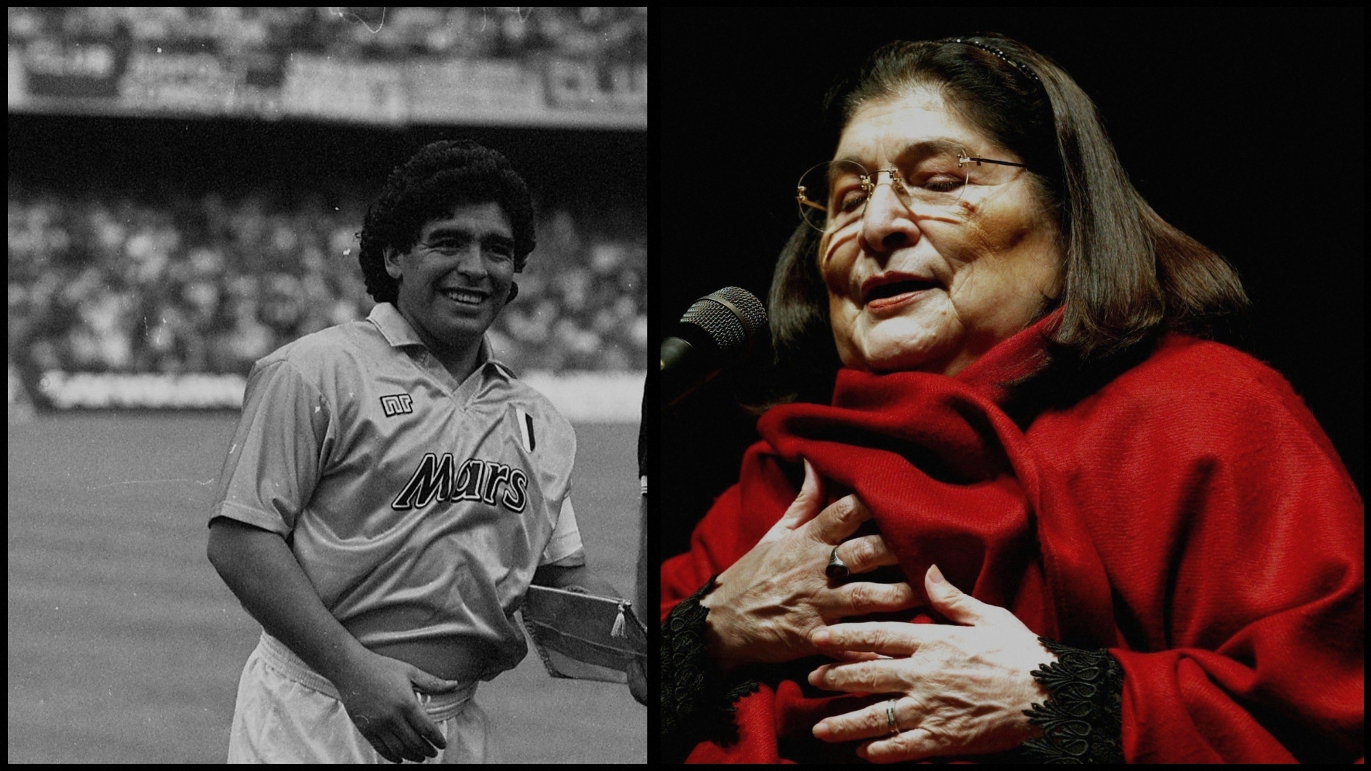 Live Pop 16 gennaio 2025: Mercedes Sosa vs Diego Armando Maradona